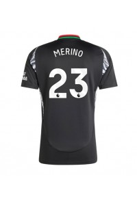 Arsenal Mikel Merino #23 Fotballdrakt Borte Klær 2024-25 Korte ermer